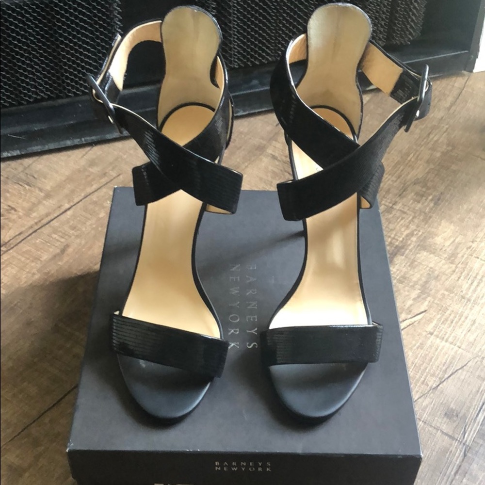 Barney’s cross Strapped Heels